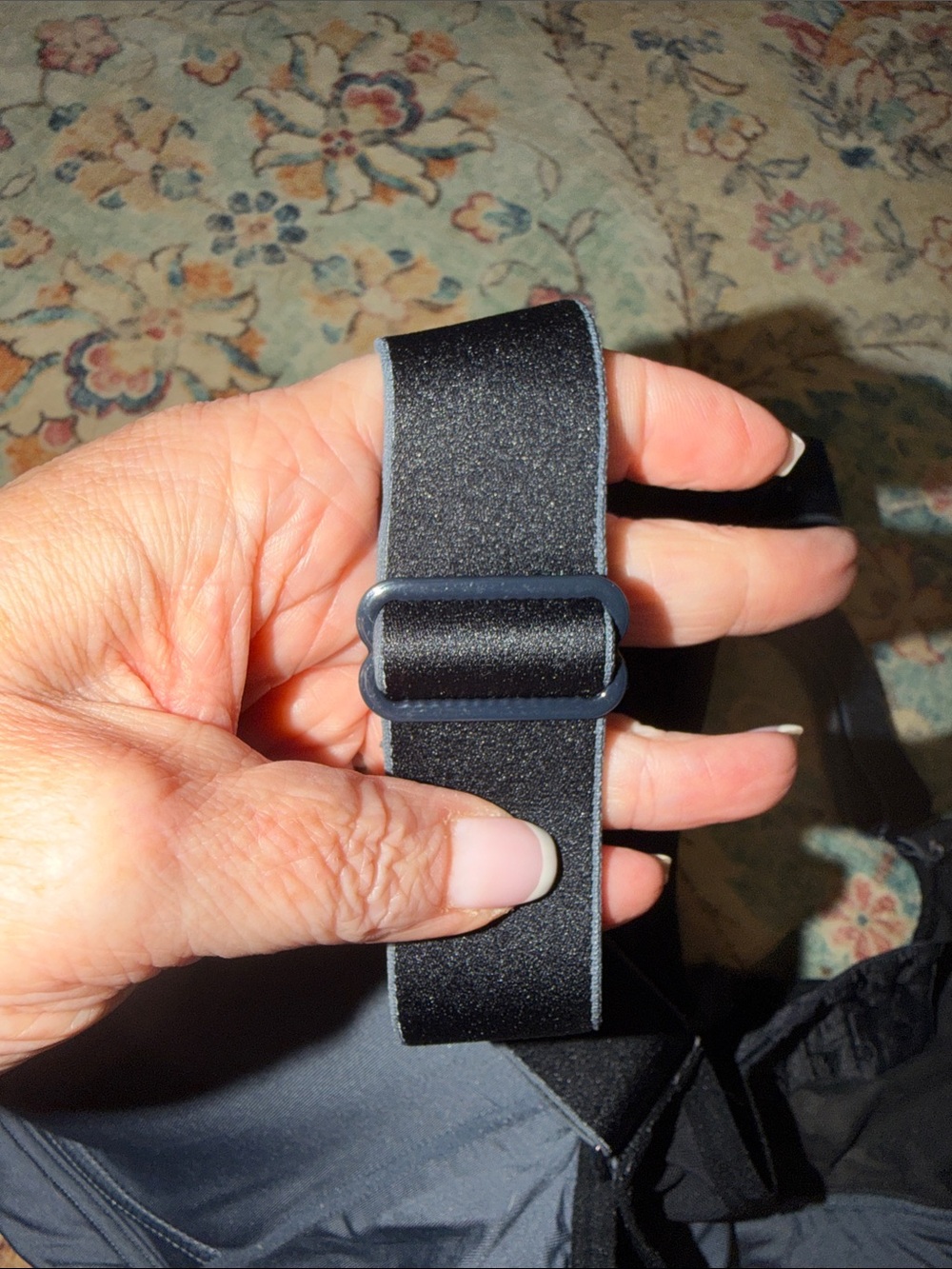 Women's Sports Bra - Grey & Black - Picture 3 of 3